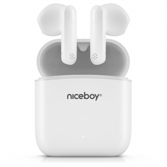 Sluchátka Niceboy HIVE Beans white