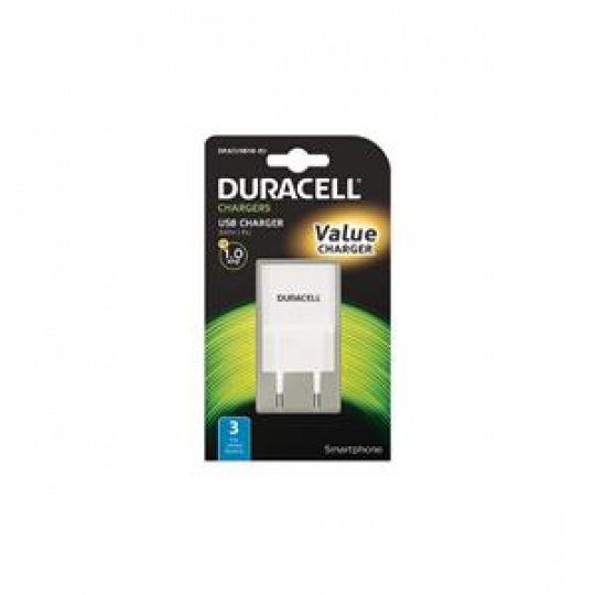 Duracell - USB Nabíječka pro čtečky & telefony 1A