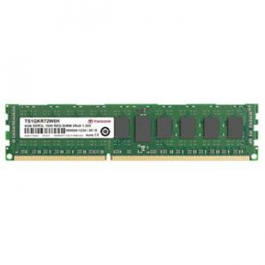 Transcend paměť 8GB DDR3L 1600 R-DIMM 2Rx8 CL 11