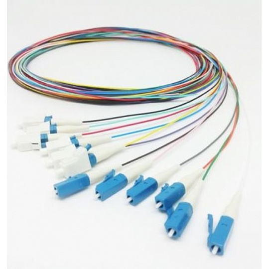 OPTIX LC/UPC Optický pigtail 09/125 2m 12ks barevné 250 i 900um G657A EASY STRIP OPTIX LC/UPC Optický pigtail 09/125 2m 12ks barevné 250 i 900um G657A EASY STRIP