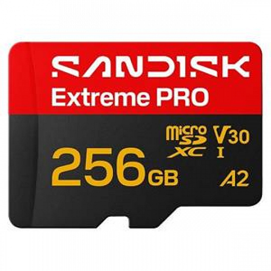 SanDisk Extreme PRO microSD UHS-I 256GB 250MB/s(R) / 170MB/s(W) SanDisk Extreme PRO microSD UHS-I 256GB 250MB/s(R) / 170MB/s(W)