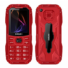 EVOLVEO MaxPhone A1, tlačítkový Dual SIM telefon, červený