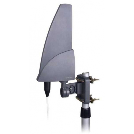 EVOLVEO Shark, aktivní venkovní anténa DAB+/DVB-T2, filtr LTE,4G,5G