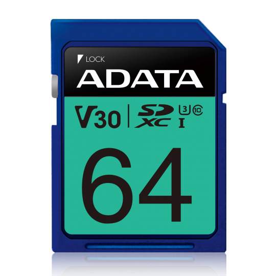 ADATA SDXC 512GB UHS-I U3 V30S 95/60MB/s