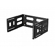SKLÁDACÍ DRŽÁK PRO MONTÁŽ NA STĚNU 19" 4U 497X400/240 ČERNÝ LANBERG