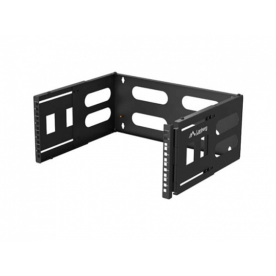 SKLÁDACÍ DRŽÁK PRO MONTÁŽ NA STĚNU 19" 4U 497X400/240 ČERNÝ LANBERG SKLÁDACÍ DRŽÁK PRO MONTÁŽ NA STĚNU 19" 4U 497X400/240 ČERNÝ LANBERG