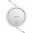Baseus Datový kabel Free2Draw mini USB-C/USB-C 1m 100W bílý