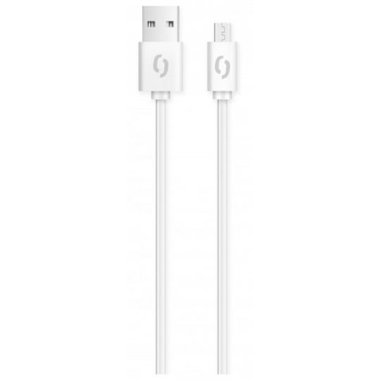 ALIGATOR Datový kabel 2A micro USB 2m, bílý