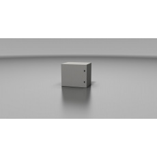Rack Typ 3-6U/400 plechové dveře, šedý, IP66
