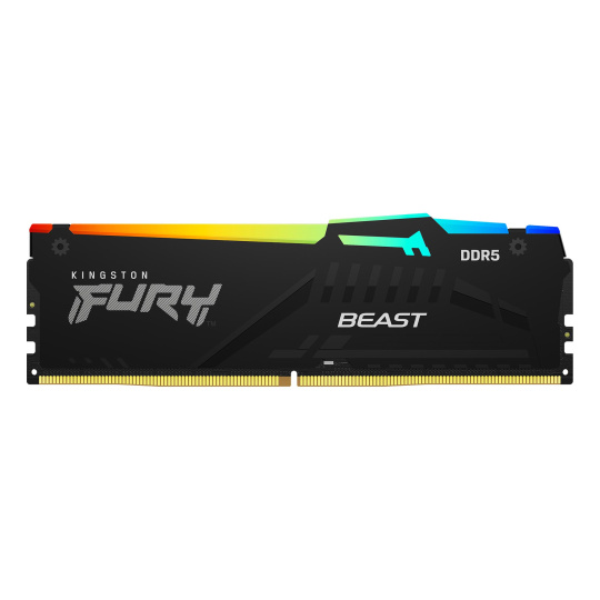 Kingston FURY Beast EXPO/DDR5/8GB/5200MHz/CL36/1x8GB/RGB/Black