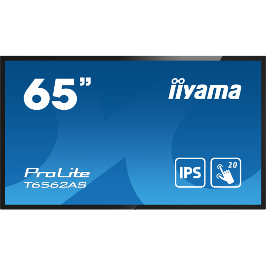 65" iiyama T6562AS-B1: IPS, 4K UHD,Android,24/7