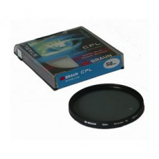 Braun C-PL StarLine polarizační filtr 62 mm Braun C-PL StarLine polarizační filtr 62 mm