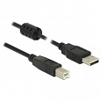 Delock Kabel USB 2.0 Typ-A samec > USB 2.0 Typ-B samec 2,0 m černý