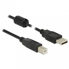 Delock Kabel USB 2.0 Typ-A samec > USB 2.0 Typ-B samec 2,0 m černý Delock Kabel USB 2.0 Typ-A samec > USB 2.0 Typ-B samec 2,0 m černý