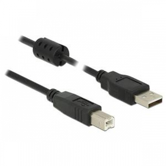 Delock Kabel USB 2.0 Typ-A samec > USB 2.0 Typ-B samec 2,0 m černý Delock Kabel USB 2.0 Typ-A samec > USB 2.0 Typ-B samec 2,0 m černý