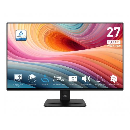 MSI Pro/MP271A E2/27"/IPS/FHD/120Hz/1ms/Black/2R