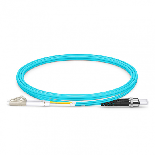 Optický patch cord Duplex LC-ST 50/125 2m MM OM4