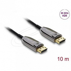 Delock Aktivní optický kabel DisplayPort 2.1 8K 60 Hz 40 Gbps 10 m Delock Aktivní optický kabel DisplayPort 2.1 8K 60 Hz 40 Gbps 10 m