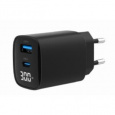 GEMBIRD, Nabíječka USB, 2x port, 30W, rychlé nabíjení, černá