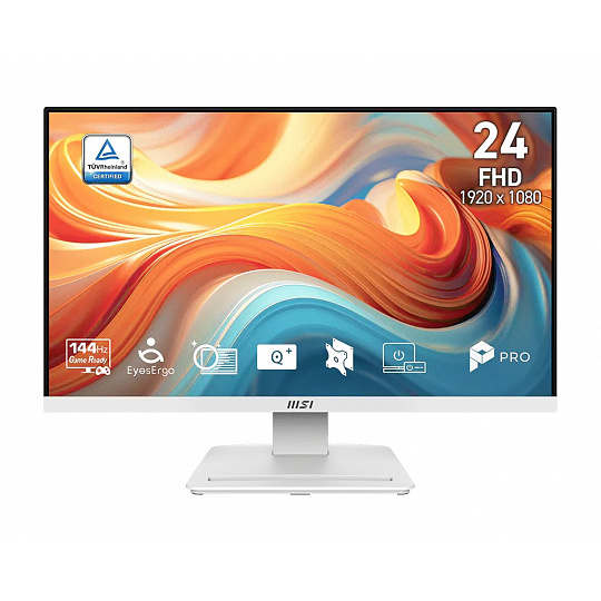 MSI Pro/MP241W E14V/23,8"/VA/FHD/144Hz/1ms/Bílá/3R