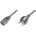 PremiumCord Kabel síťový 230V k počítači 2m , přímý
