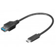 PremiumCord Adaptér USB-C (M) - USB 3.0 A (F), 0,2 m