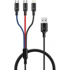 CONNECT IT Wirez 3in1 USB-C & Micro USB & Lightning, 1,2 m CONNECT IT Wirez 3in1 USB-C & Micro USB & Lightning, 1,2 m
