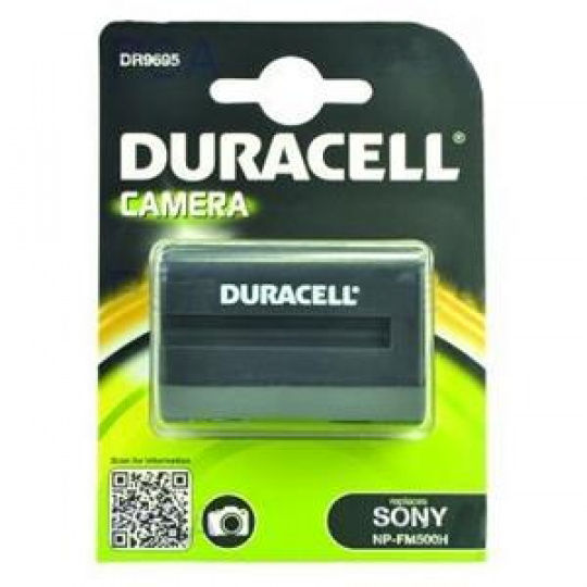 DURACELL Baterie - DR9695 pro Sony NP-FM500H, černá, 1400 mAh, 7.4V