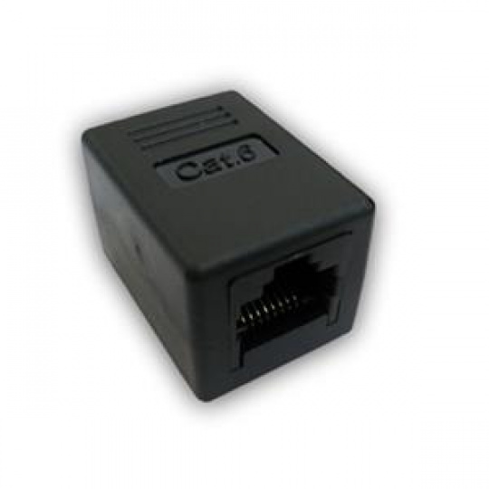 DATACOM Spojka UTP CAT6  2xRJ45 (8p8c) přímá, černá