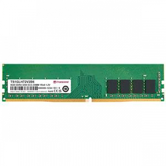 Transcend paměť 8GB DDR4 3200 ECC-DIMM 1Rx8 CL22