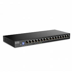 Zyxel GS1100-16ES Slimline 16 port Gigabit - DIP selector Unmanaged Switch Zyxel GS1100-16ES Slimline 16 port Gigabit - DIP selector Unmanaged Switch