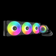 ARCTIC Liquid Freezer III Pro 420 A-RGB : All-in-One CPU Water Cooler with 420mm radiator and 3x P14 ARCTIC Liquid Freezer III Pro 420 A-RGB : All-in-One CPU Water Cooler with 420mm radiator and 3x P14