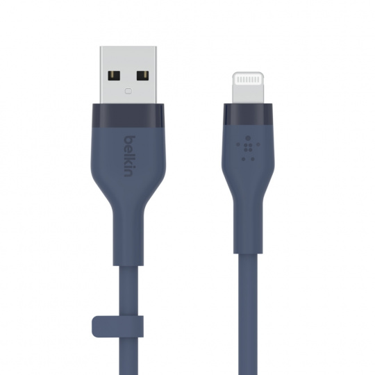 Belkin kabel USB-A na LTG_silikon, 1M, modrý