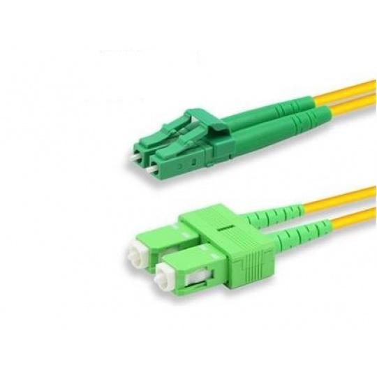 Patchcord FO duplex LC/APC-SC/APC  9/125um SM, 7m, OS2