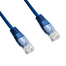 DATACOM patch cord UTP cat5e 2M modrý