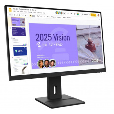 Lenovo ThinkVision/E27Q-40/27"/IPS/QHD/100Hz/4ms/Černá/3R