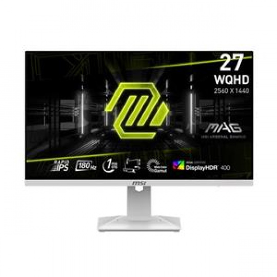 MSI Gaming monitor MAG 274QRFW E20, 27" Rapid IPS/2560x1440 (WQHD)/200Hz/0,5ms/2x HDMI/DP/Výškově nastavitelný/Pivot