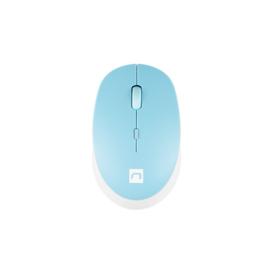 Natec optická myš HARRIER 2/1600 DPI/Kancelářská/Optická/1 600 DPI/Bezdrátová Bluetooth/Světle modrá