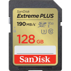 SanDisk Extreme PLUS SDXC 128GB 190MB/­s V30 UHS-I