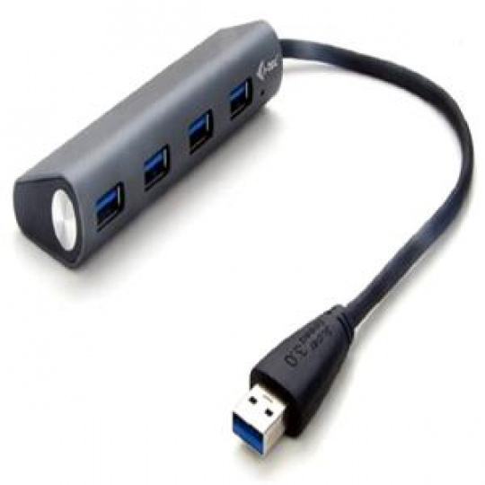 i-Tec USB3.0 HUB 4port, Metal, nabíjení