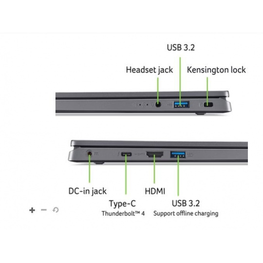 Acer Aspire 17 (A17-51M-91JH) i9-13900H/32GB/1TB SSD/17,3" FHD IPS/Win11 Home/šedá