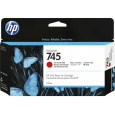 HP 745 inkoustová náplň chrom. červená, F9K00A