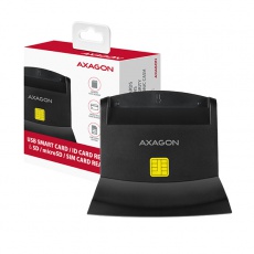 AXAGON CRE-SM2, USB-A StandReader 4-slot čtečka Smart card (eObčanka) + SD/microSD/SIM, kabel 1.3 m AXAGON CRE-SM2, USB-A StandReader 4-slot čtečka Smart card (eObčanka) + SD/microSD/SIM, kabel 1.3 m