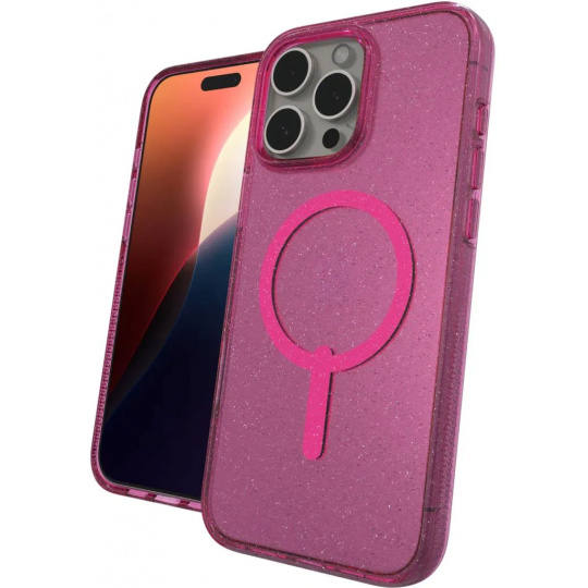 ZAGG kryt Milan Snap Apple iPhone 16 Pro  Růžová třpytka