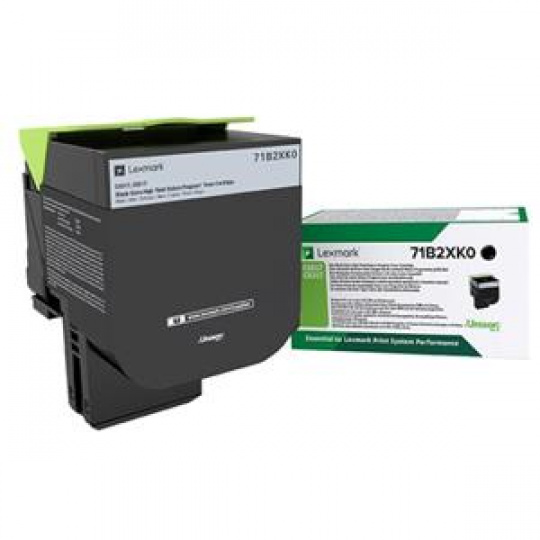 Lexmark CS/CX517 Black Toner Cartridge High Return - 8 000 stran