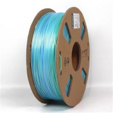 Gembird tisková struna (filament), PLA, 1,75mm, 1kg, silk rainbow, modrá/zelená Gembird tisková struna (filament), PLA, 1,75mm, 1kg, silk rainbow, modrá/zelená