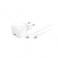 Belkin BOOST CHARGE™ 30W USB-C Power Delivery PPS nástěnná nabíječka + 1m USB-C na lightning kabel, bílá