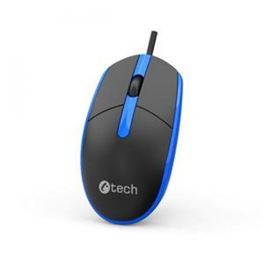 C-TECH myš WM-10, USB, 1200 DPI, černo - modrá C-TECH myš WM-10, USB, 1200 DPI, černo - modrá