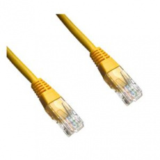 DATACOM Patch cord UTP CAT5E 10m žlutý DATACOM Patch cord UTP CAT5E 10m žlutý