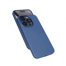 Epico Mag+ kožený kryt iPhone 15 Pro Max - modrá Epico Mag+ kožený kryt iPhone 15 Pro Max - modrá
